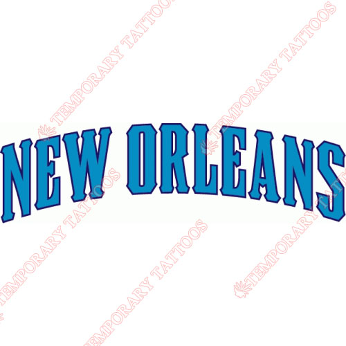 New Orleans Hornets Customize Temporary Tattoos Stickers NO.1108